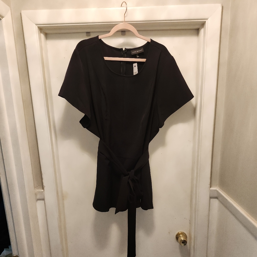 Black Top with belt wrap